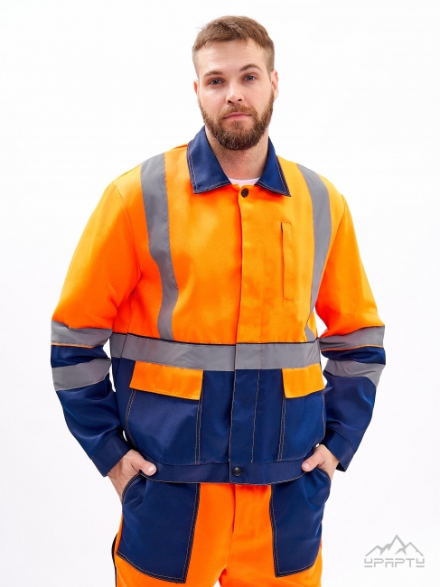 Костюм мужской "Дорожник-К" (куртка, брюки)