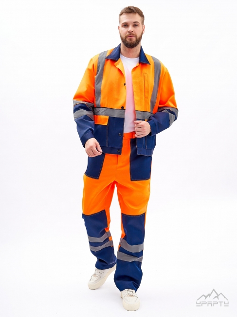 Костюм мужской "Дорожник-К" (куртка, брюки)
