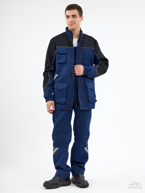 Костюм мужской летний "Фотон" (куртка, полукомбинезон)