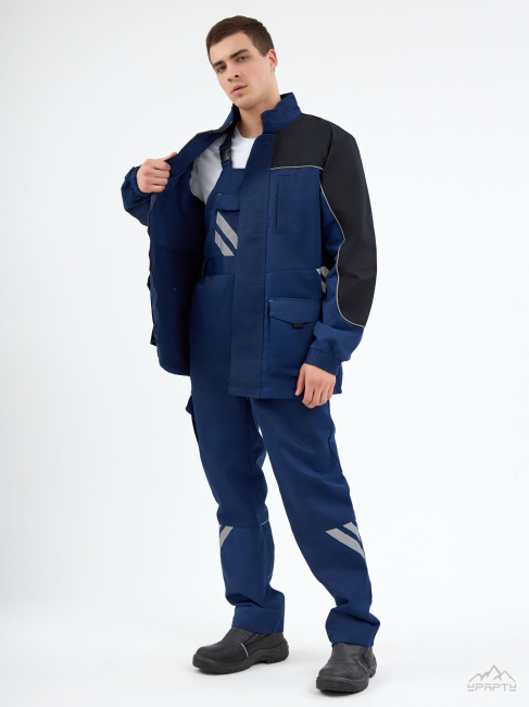 Костюм мужской летний "Фотон" (куртка, полукомбинезон)